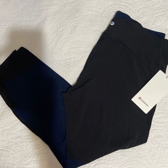 Lululemon nulu colour block tight 25" - Picture 1 of 3